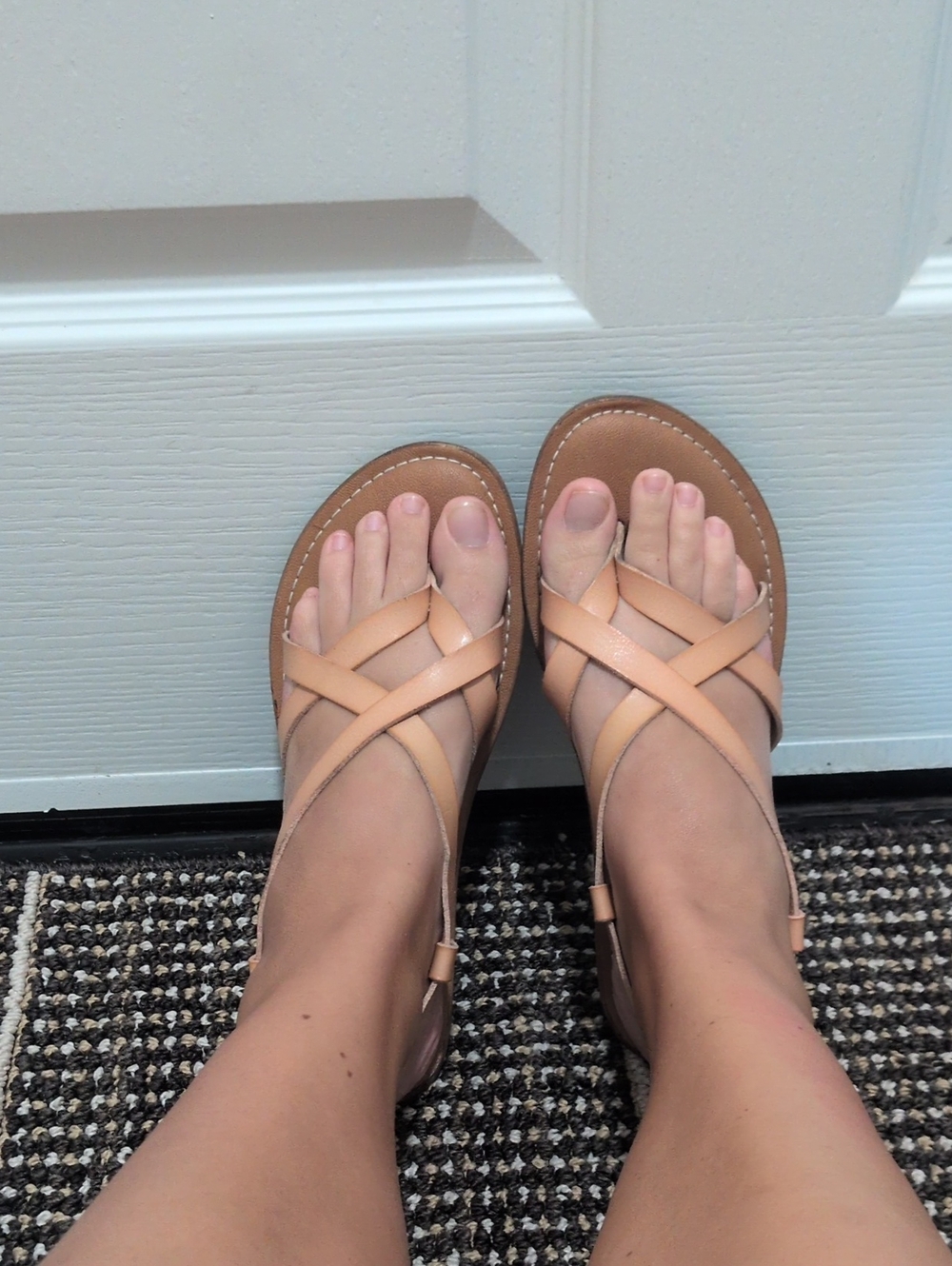 Well Used Amazon Essentials Strappy Sandals